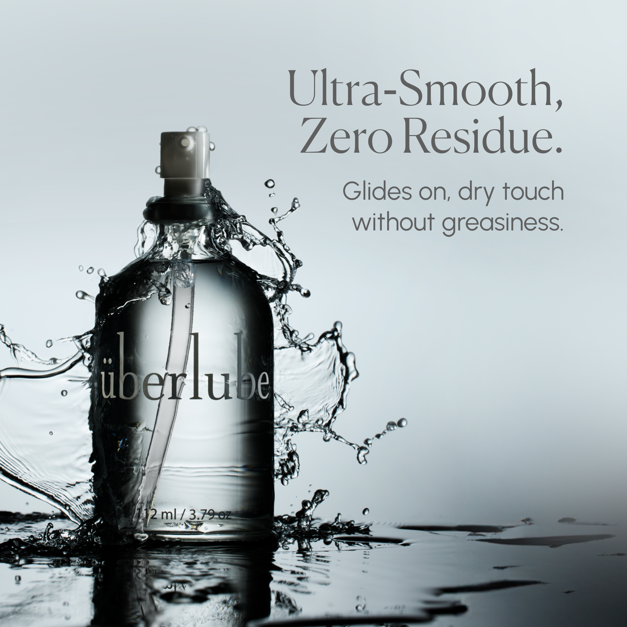 Signature Bottle • 55ml / 112ml • Überlube • Luxury Silicone Lubricant –  Überlube Sport